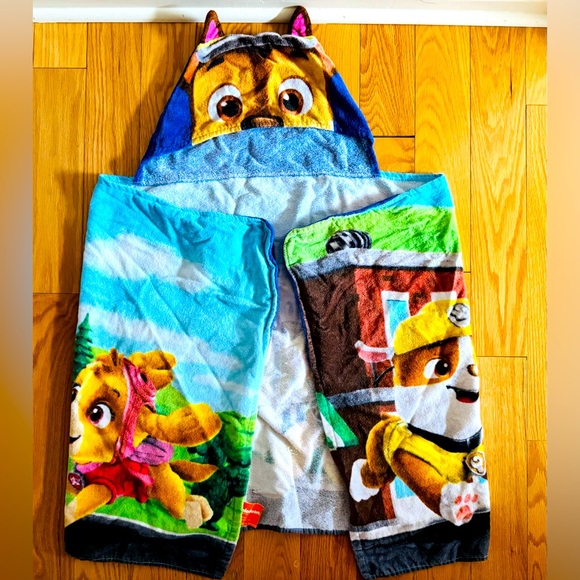 Paw Patrol Kids Hooded Towel - Picture 2 of 2